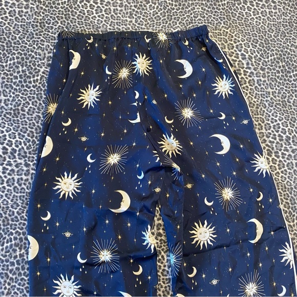 Easy-luxe eco long-sleeve pajama set in twinkling sky print sun moon size medium - Picture 12 of 12